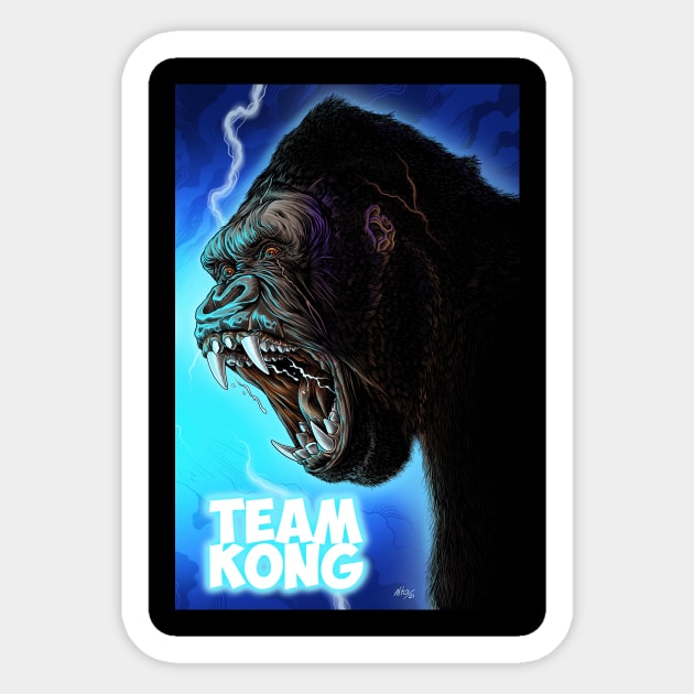 TEAM KONG Sticker by altoro